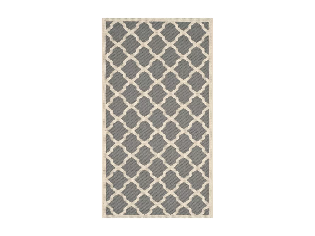 Tapis Anthracite & Beige 122 X 170 cm - Samanna