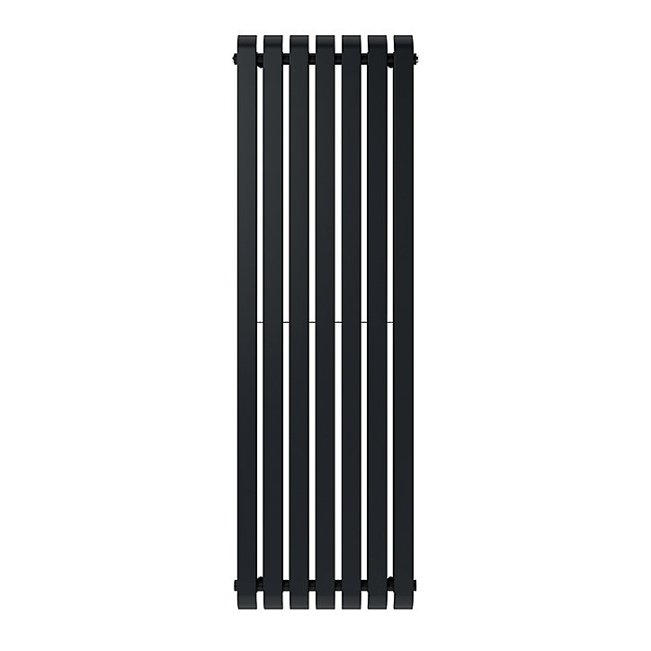 Radiateur eau chaude GoodHome Wilsona Vertical Anthracite 1 568 W