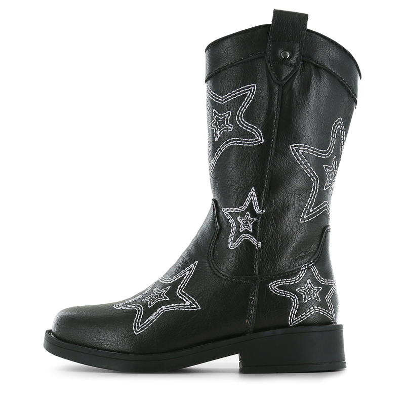 Shoesme zwarte cowboylaars met sterren Leer | Sale