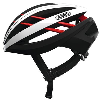 Casque Abus Aventor Blanc Rouge