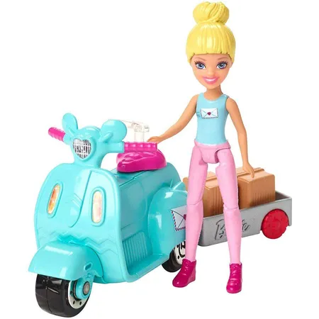 Barbie On The Go Poststation Spielset