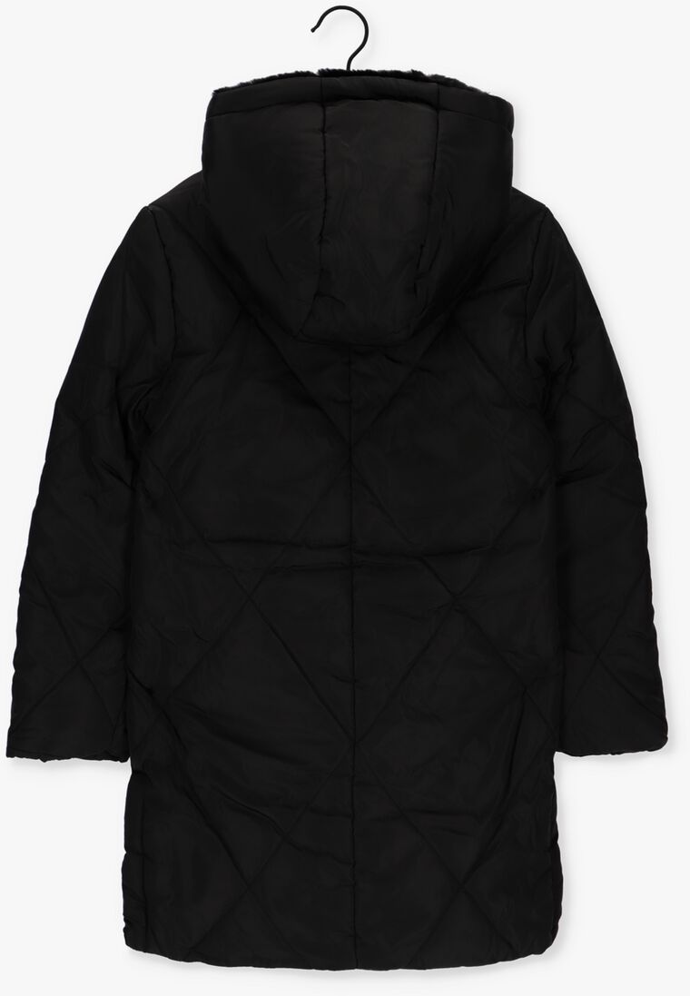 NOBELL zwarte nobell gewatteerde jas baggy long hooded jacket