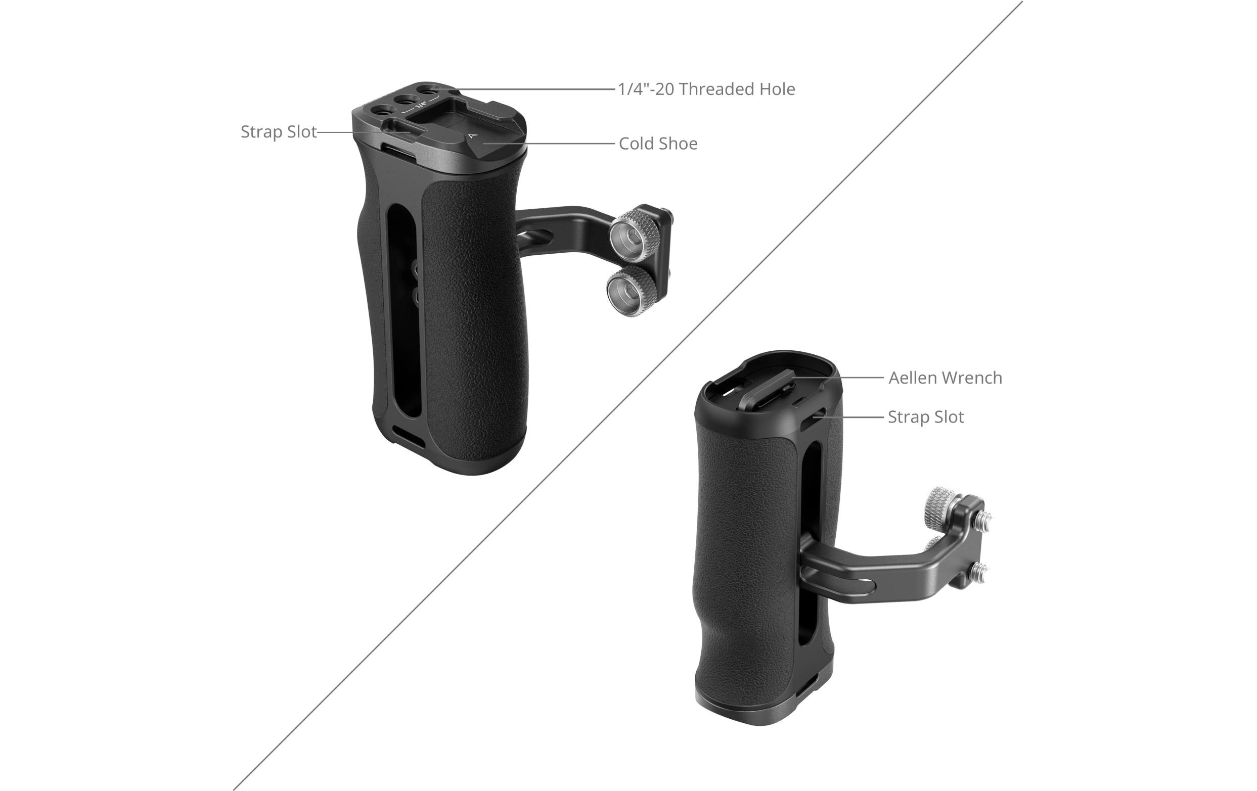 mini Side Handle with 1/4