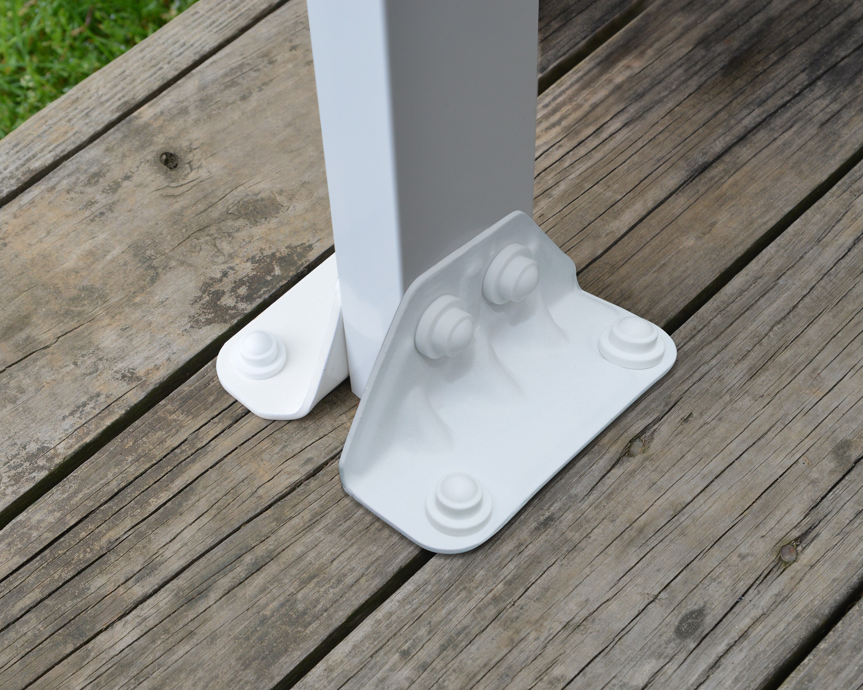 Palram Canopia Feria Terrassenüberdachung weiß 546x298x260-305 in cm (LxHxB)