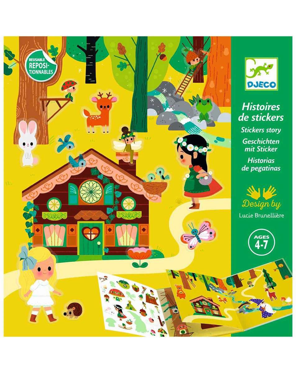Stickerbuch ZAUBERWALD 52-teilig