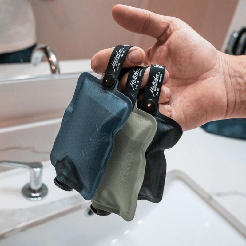 FlatPak Toiletry Bottle Pack x3