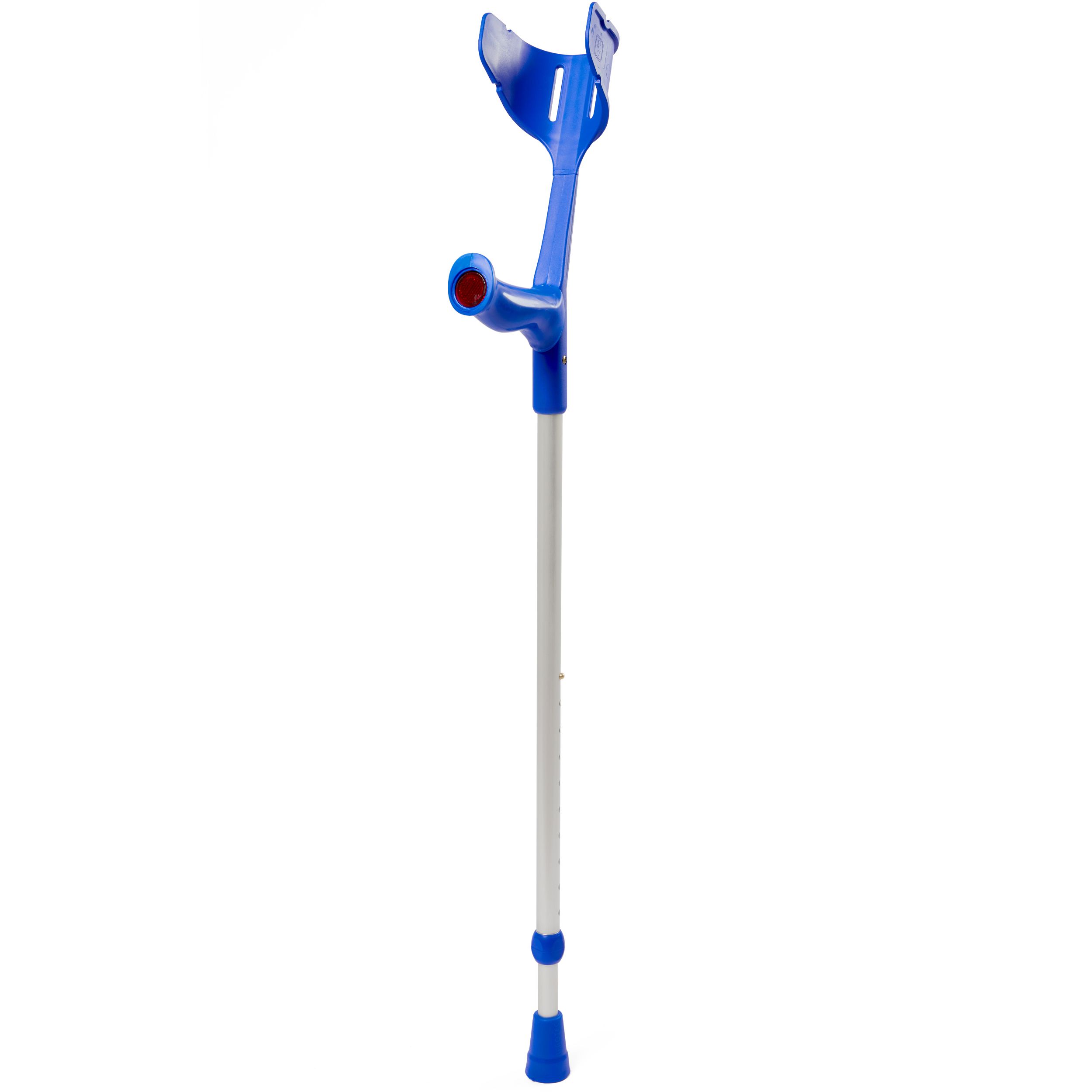 Rebotec Magic-Soft - 1x Krücke Gehhilfe Unterarmgehstütze in Blau