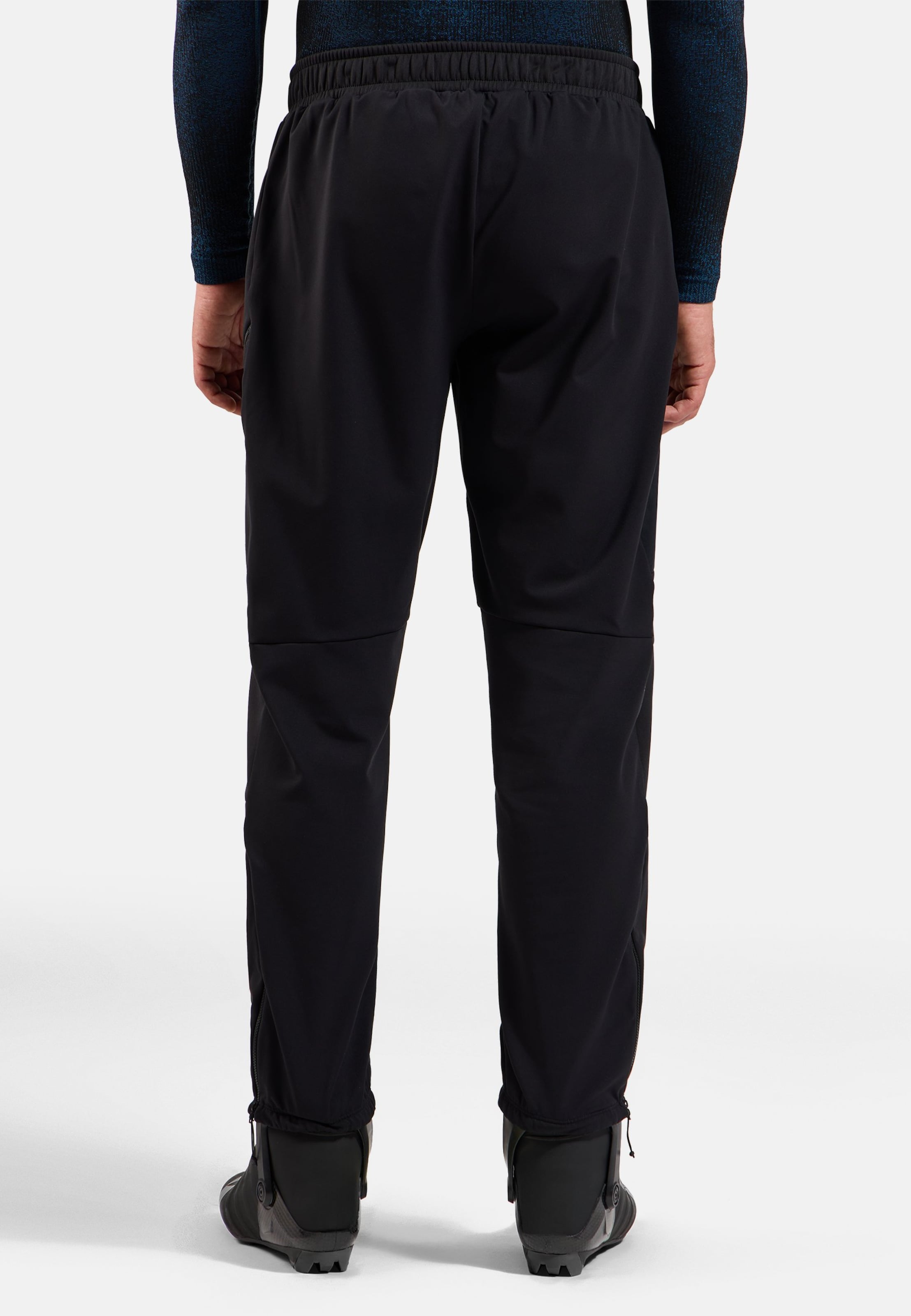 Winddichte Zeroweight X-Warm Langlaufhose in black