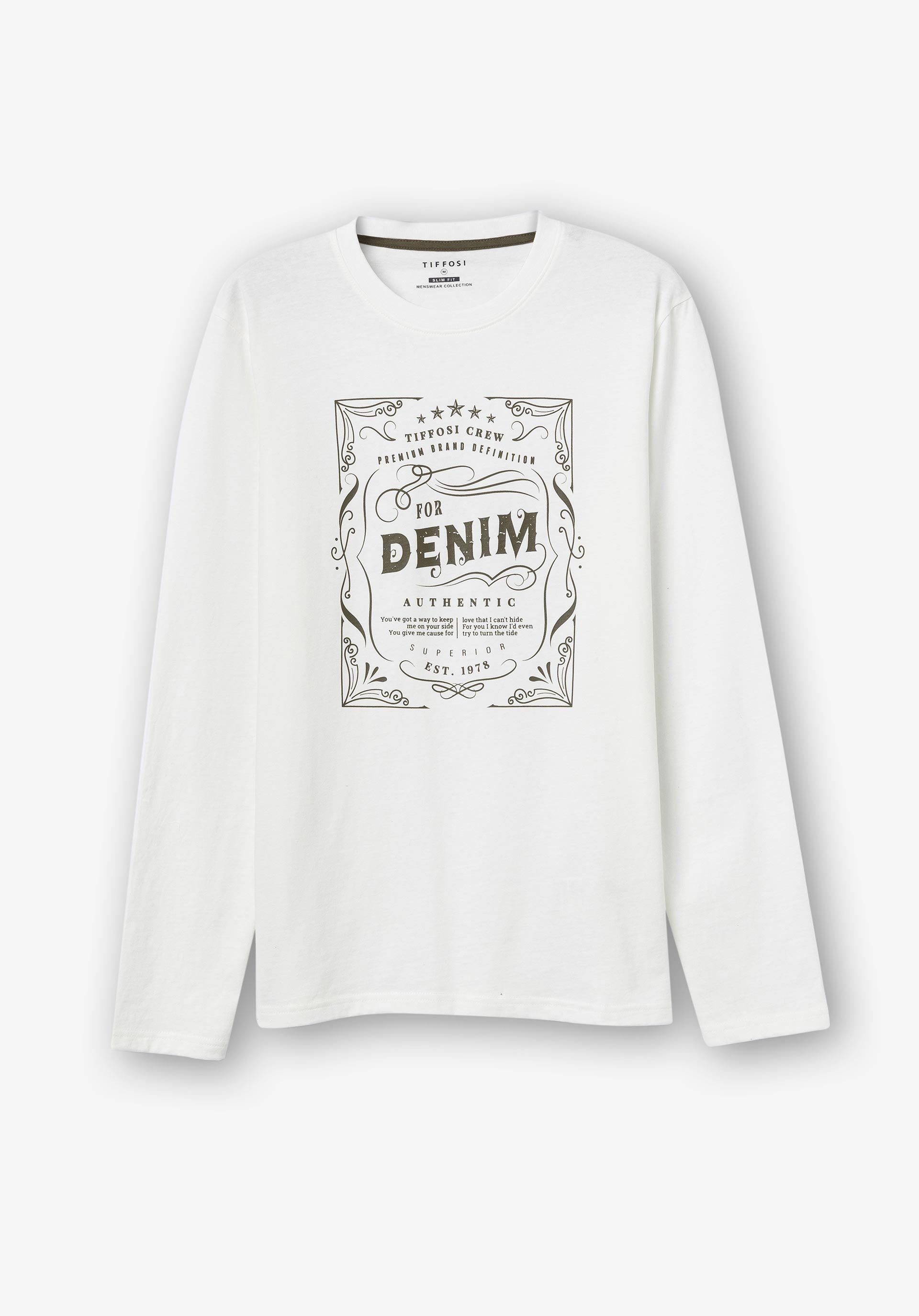 T-shirt com Estampado Frontal