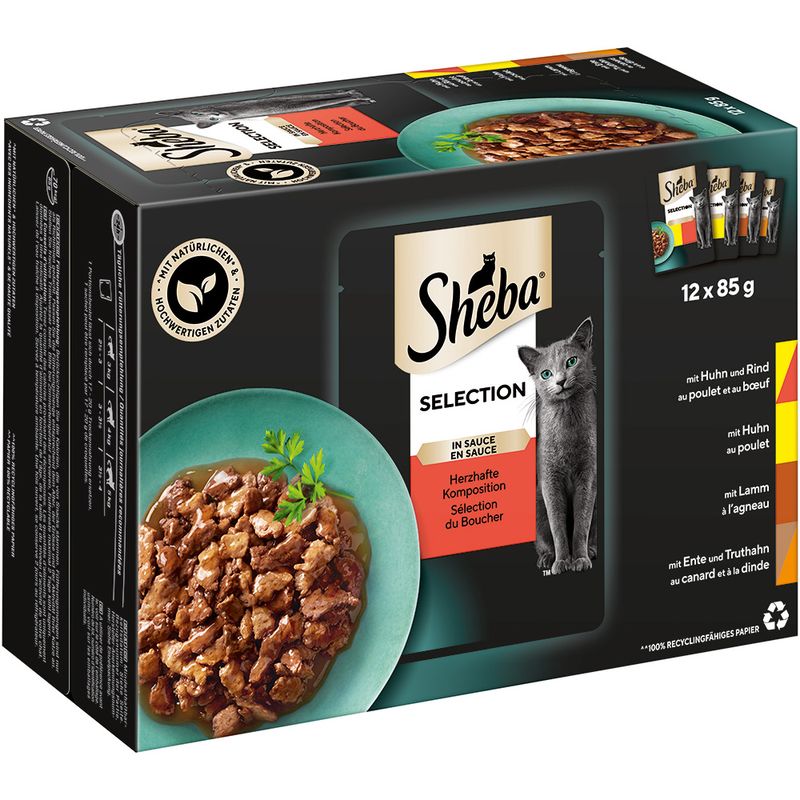 Lot mixte Sheba 96 x 85 g