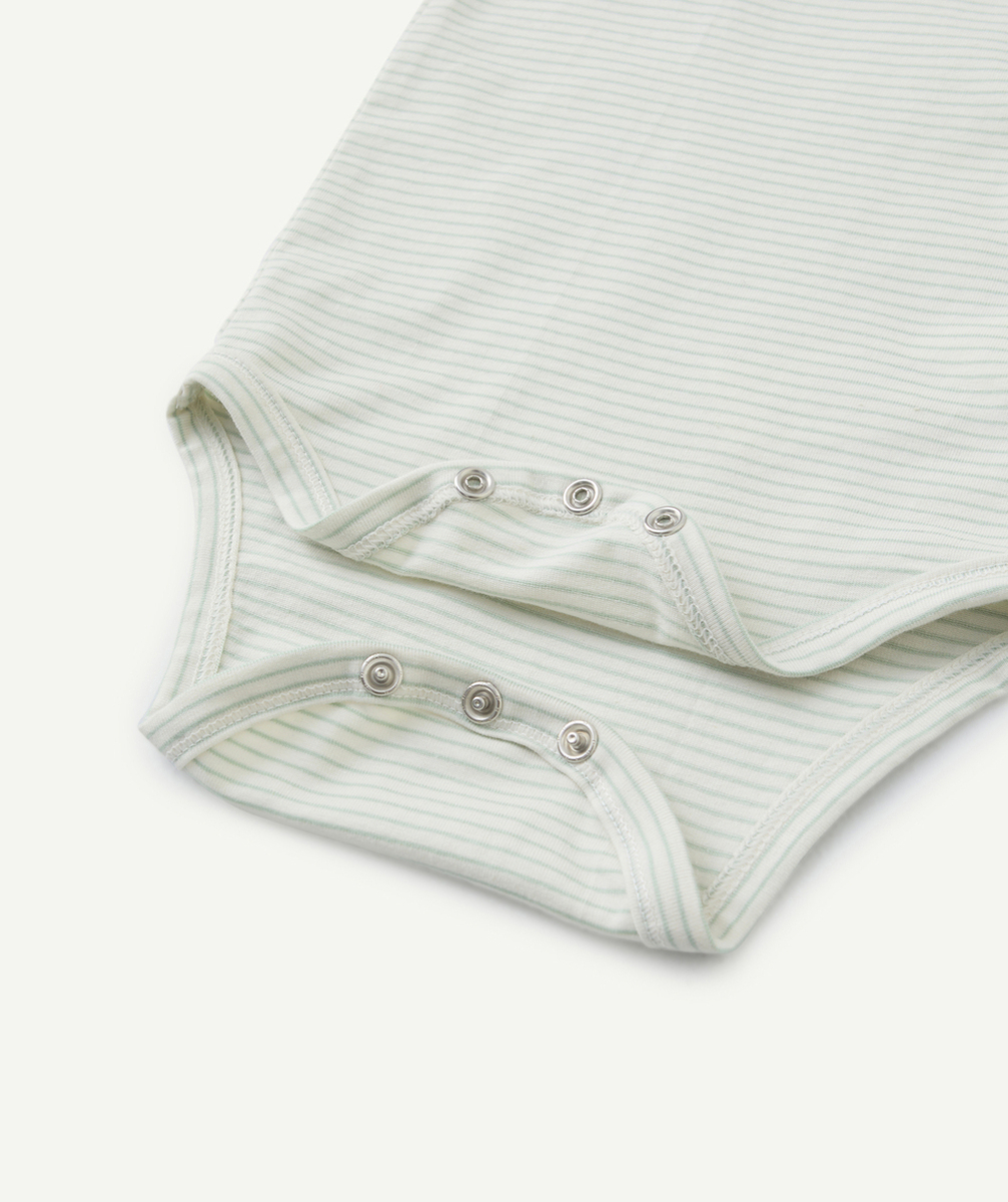 lot de 3 body manches courtes bébé en coton bio avec motif