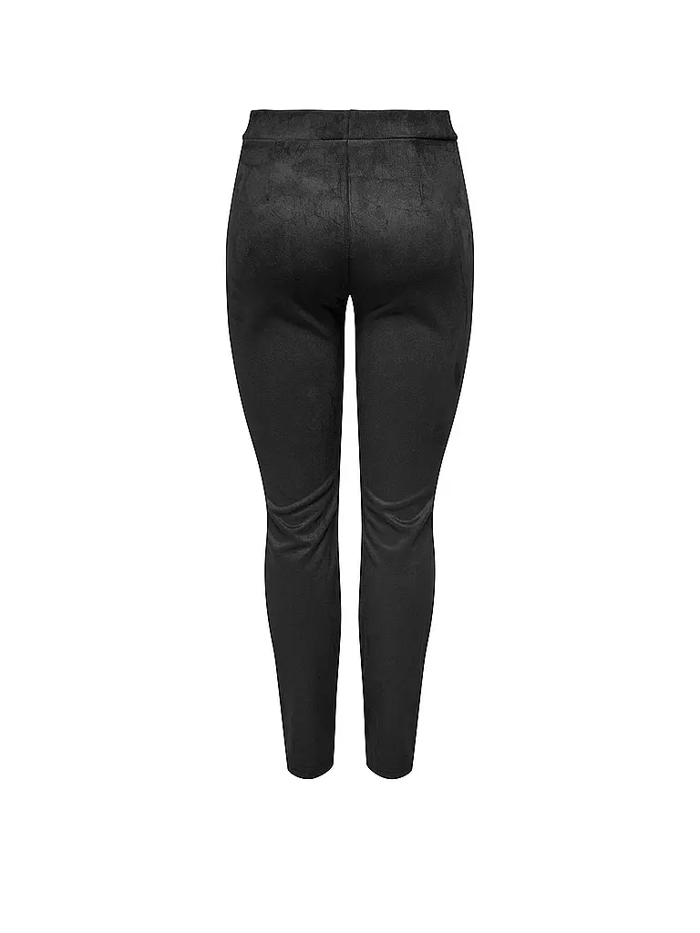 ONLY Leggings in Lederoptik ONLANGALINE schwarz