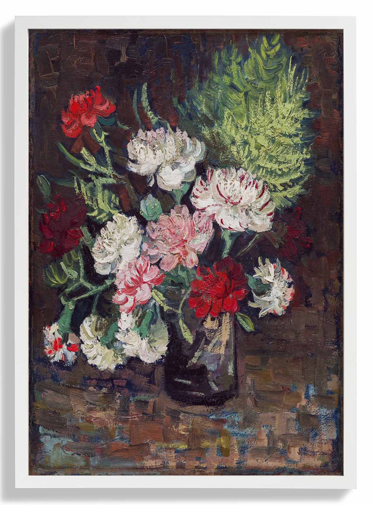 Vase mit Nelken von Van Gogh