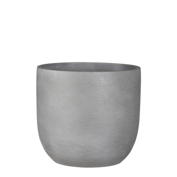 Nora pot rond grijs h27xd30 cm