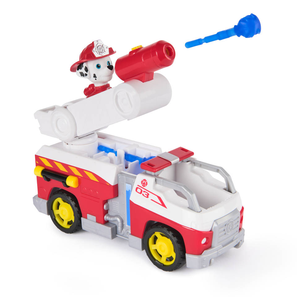 PAW Patrol Brandweerredding Marshall's brandweerwagen met speelfiguur