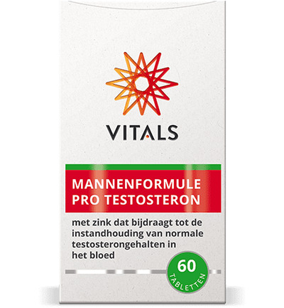 Vitals Mannenformule pro testosteron vit (60 tabletten)