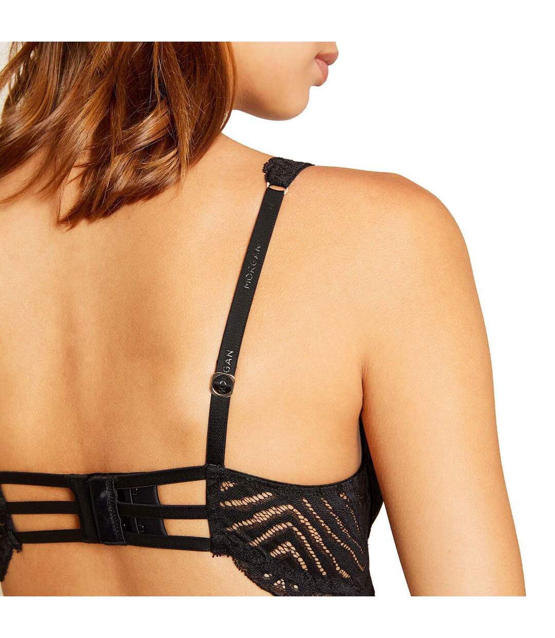 Soutien-gorge ampliforme coque moulée noir Marianne