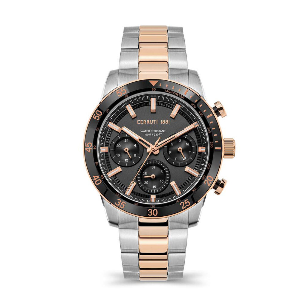 Montre Cerruti Turchino Slim Noir