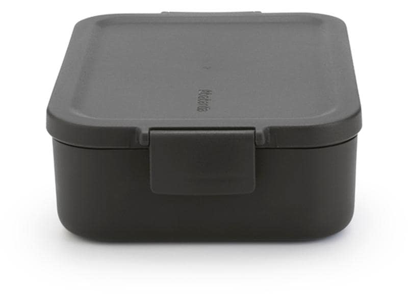 Brabantia Lunchbox Make & Take 1.1 l, Dunkelgrau Znünibox