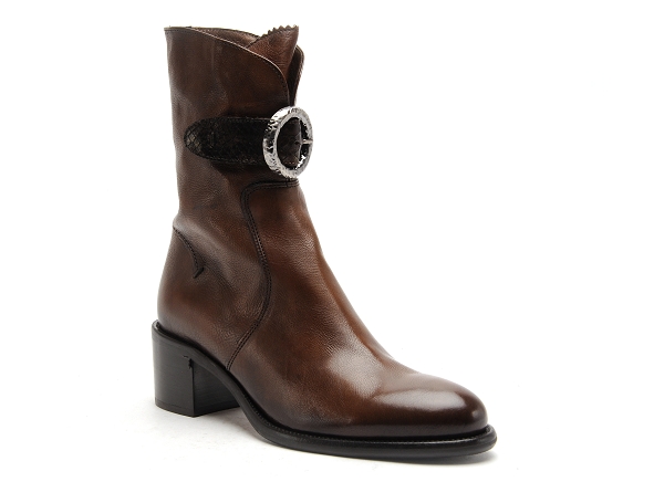 Muratti boots bottine talons femme rosureux marron