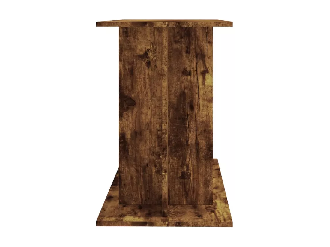 Support pour aquarium chêne fumé 100x40x60 cm bois d'ingénierie