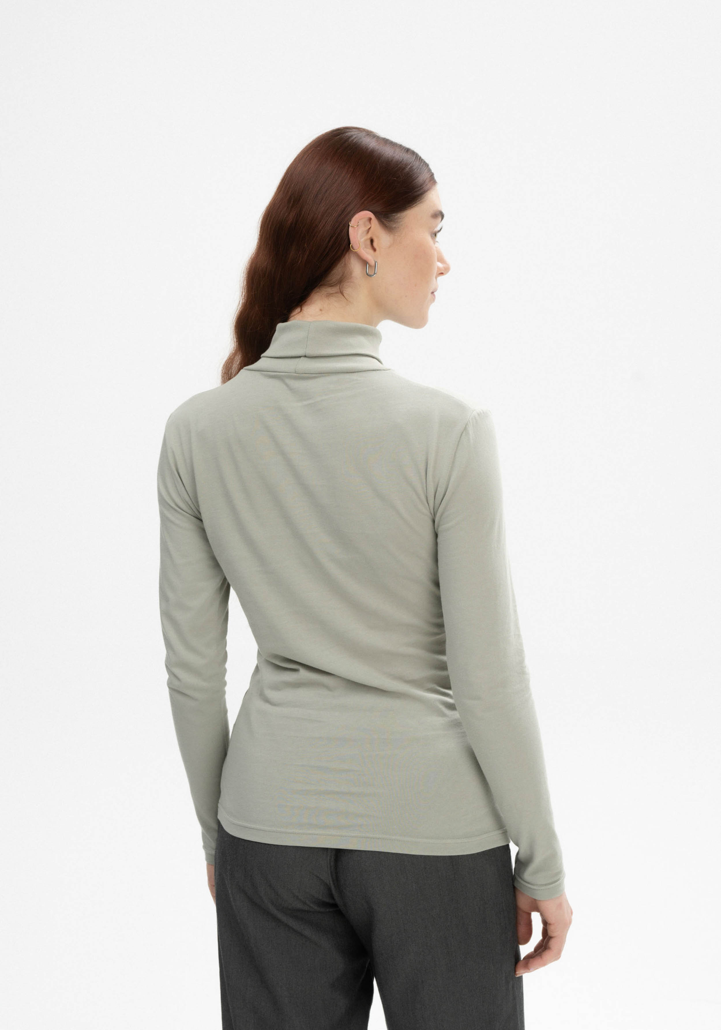 Mela Turtleneck Longsleeve Anchal Dusty Green