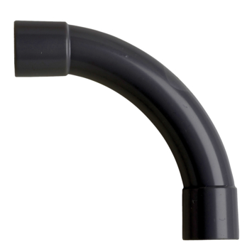 Martens Bocht PVC Zwart 5/8