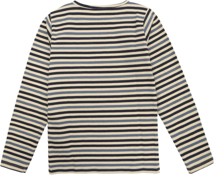 The New TNLena L_S Rib Tee Navy blazer