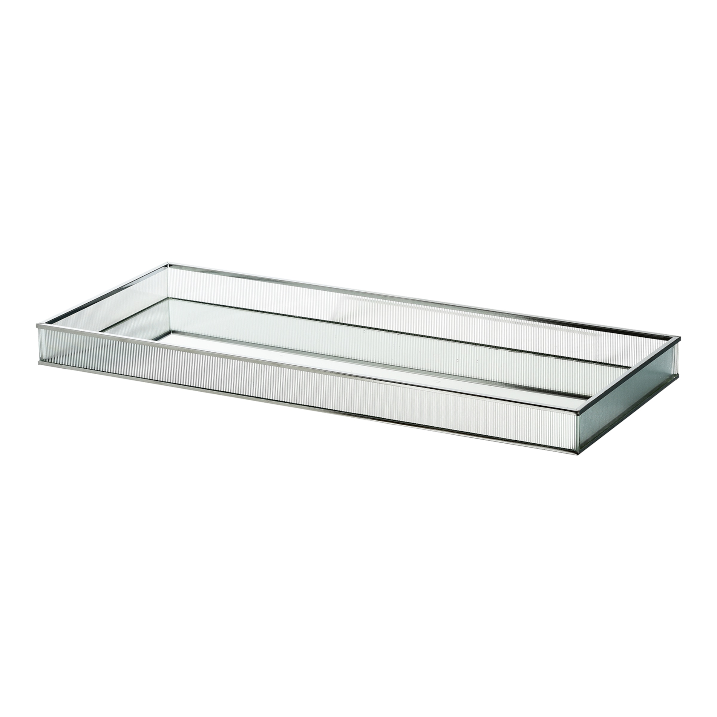 silber, L 50 x B 20 x H 3,5 cm