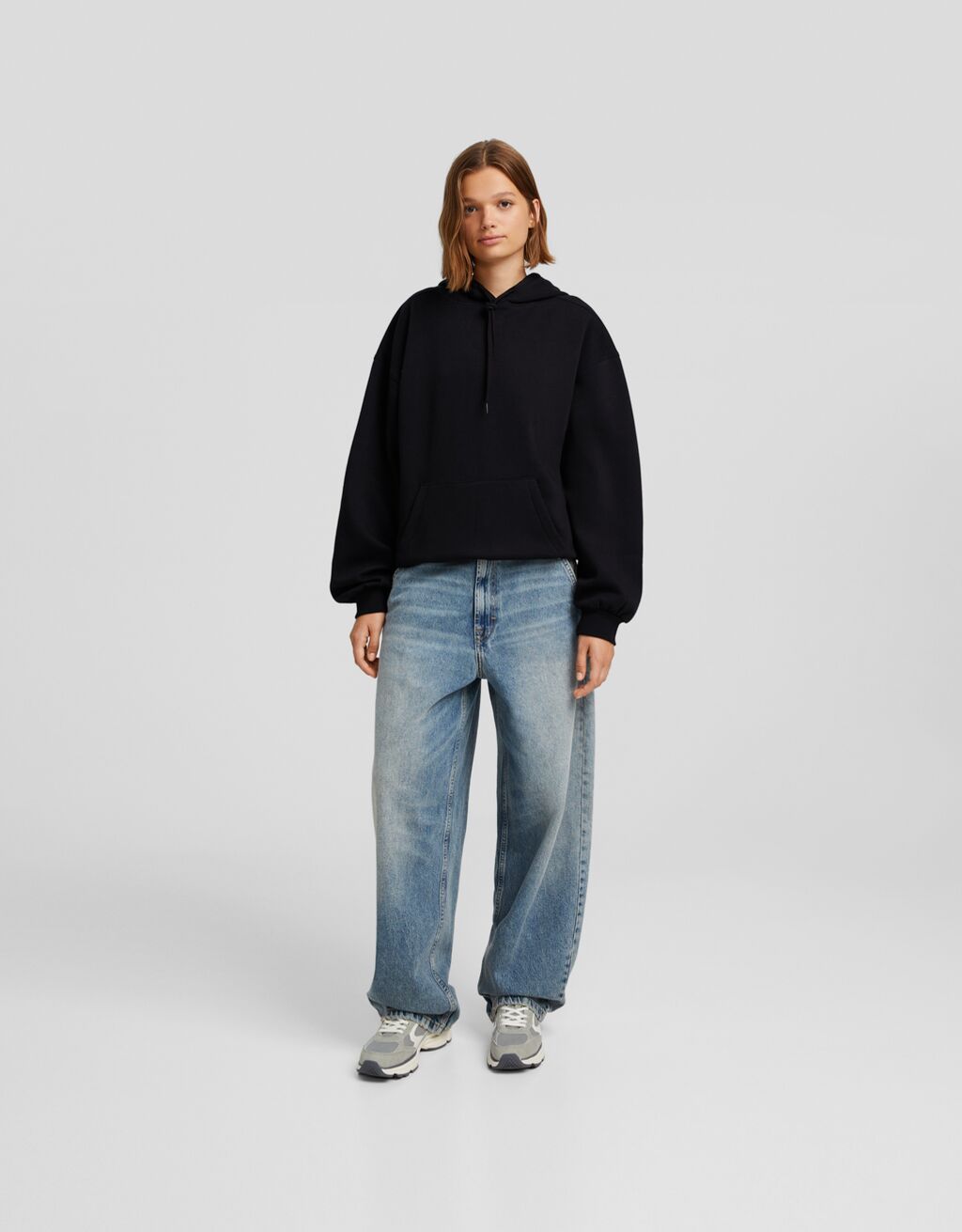 Moletom oversized com bolso