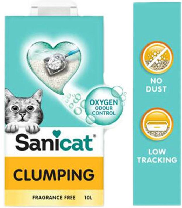 Sanicat Kattenbakvulling Clumping 10 Liter