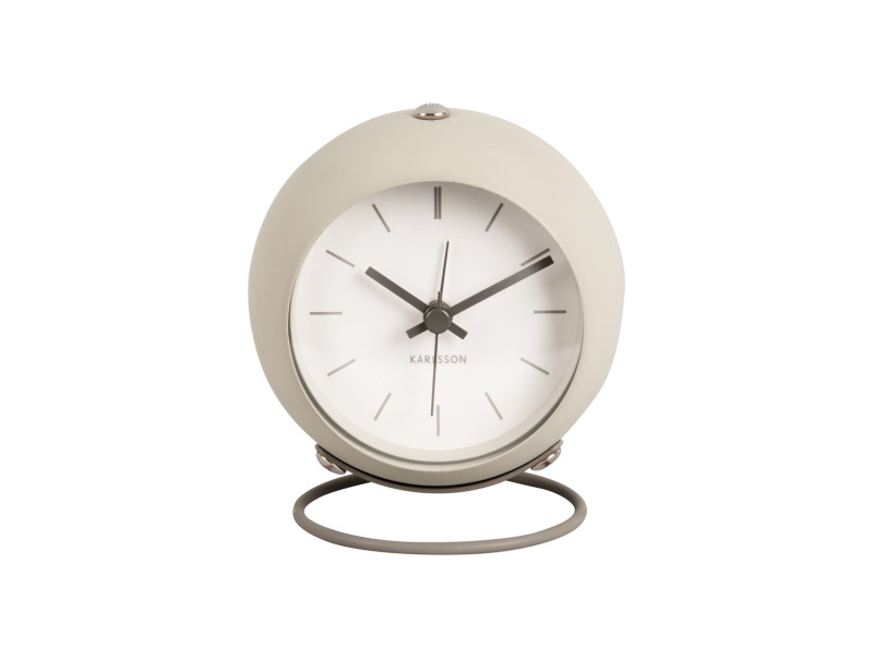 Alarm Clock Nirvana Globe KA5857GY Dark warm grey