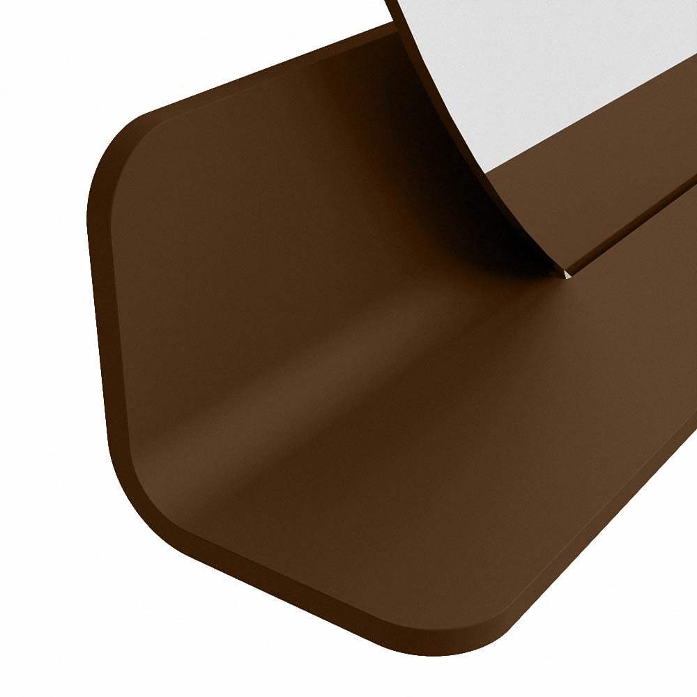 Mondiaz Spot spiegel rond Ø110cm met planchet rust
