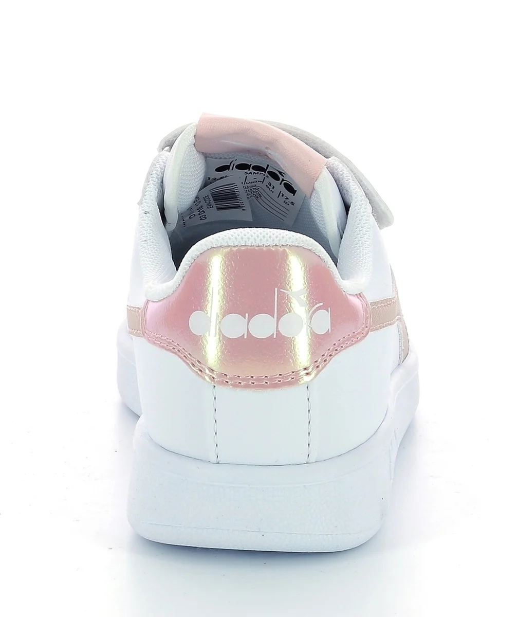 DIADORABASKETS BASSES GAME P PS BLANC ET ROSE