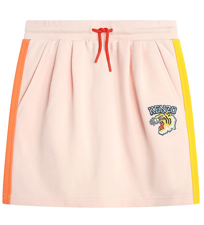 Kenzo Sweatrock - Verschleiert Pink m. Orange/Gelb