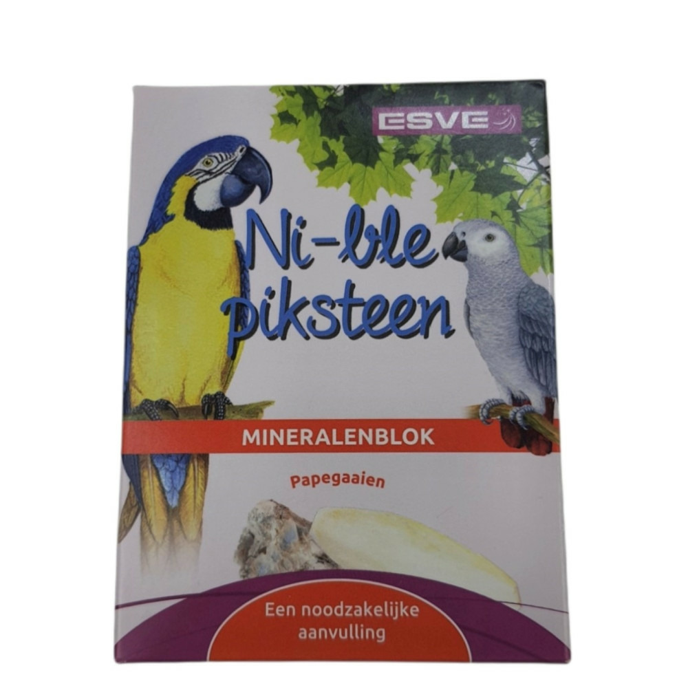 Pierre minérale esve ni-ble 250 gr pour perroquet.