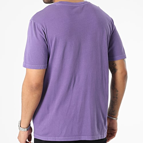 Tee Shirt Poche Basic Violet