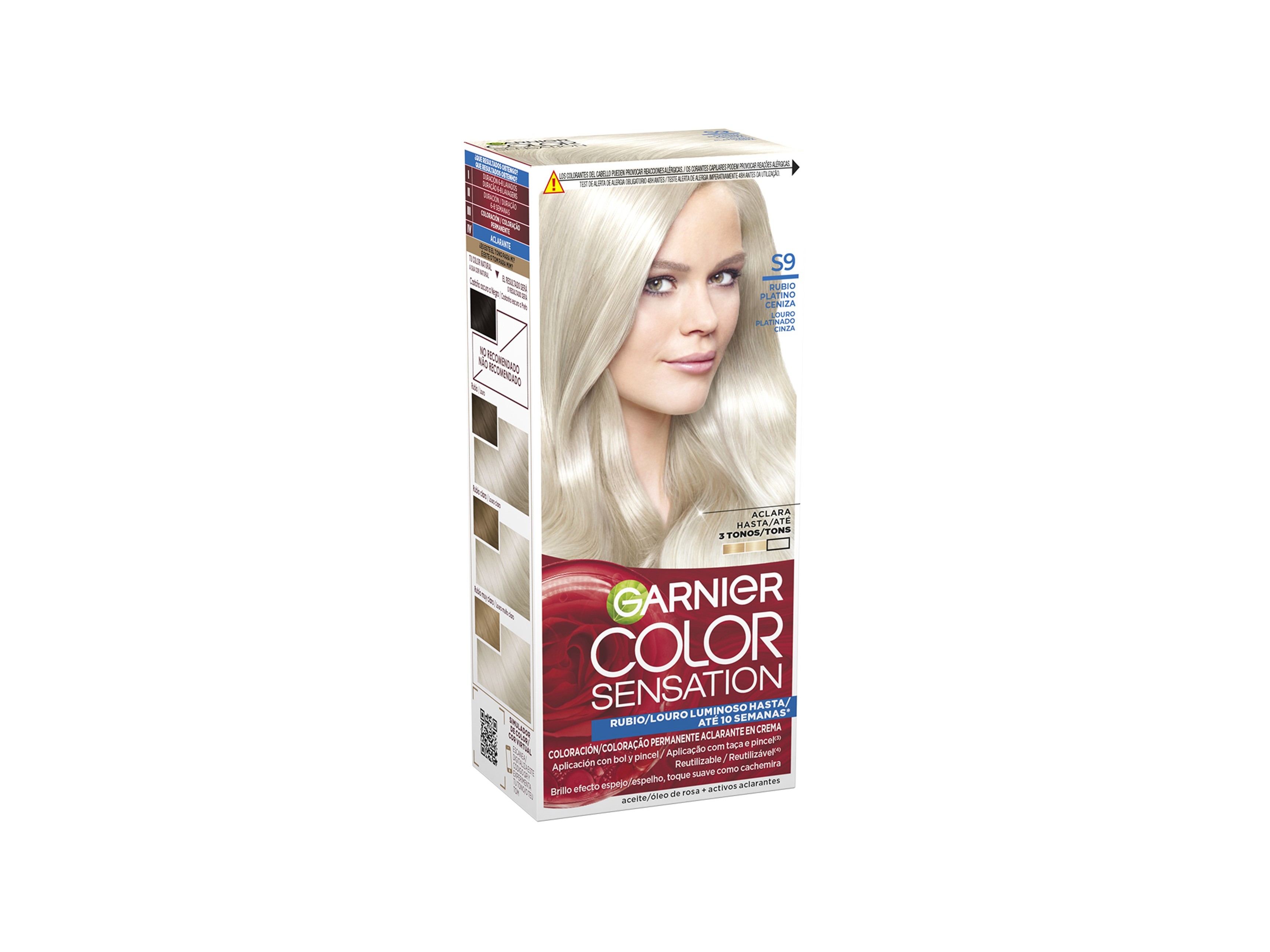 COLORAÇÃO COLOR SENSATION S9 LOURO PLATINADO CINZA