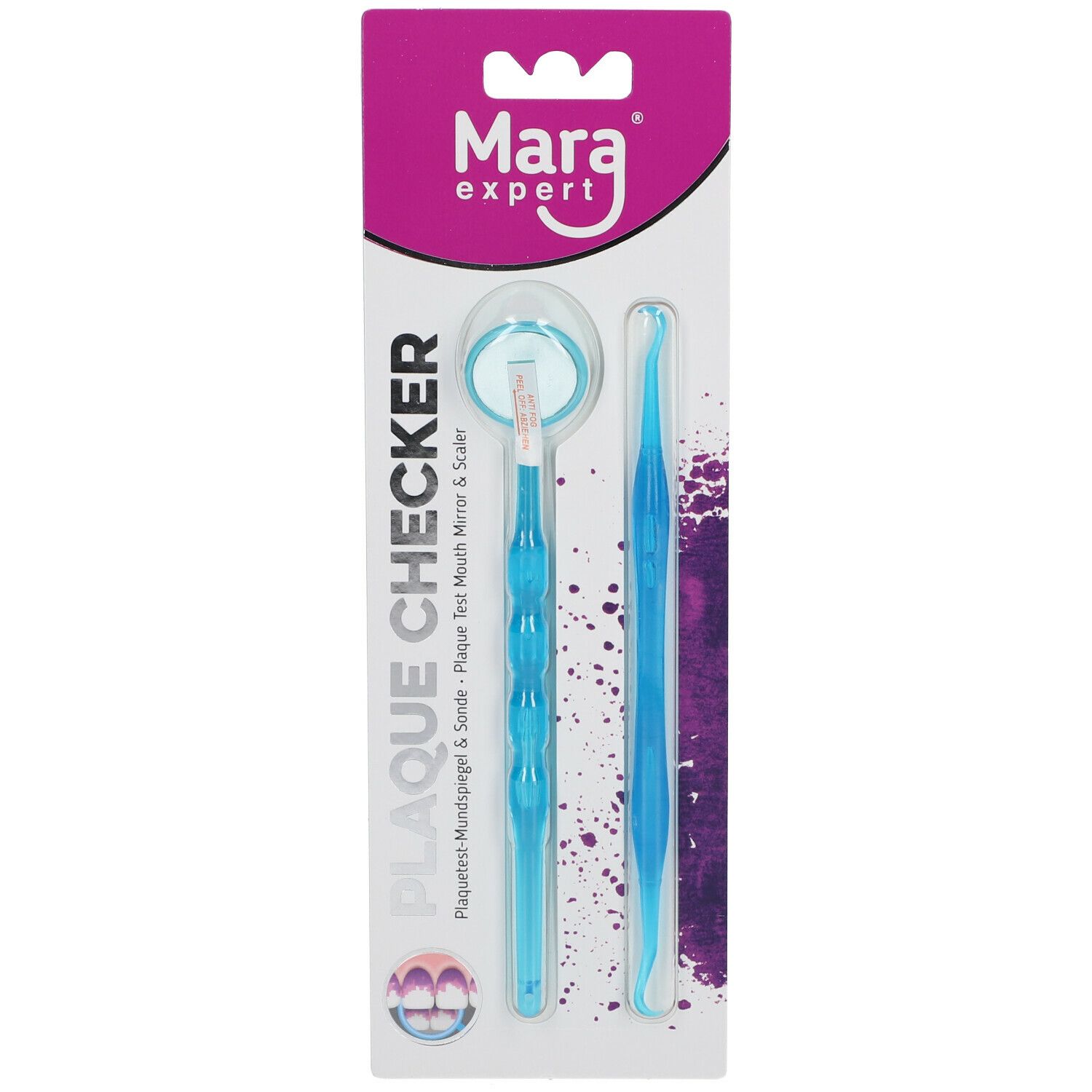 Mara® expert Plaque Checker Spiegel + Scaler