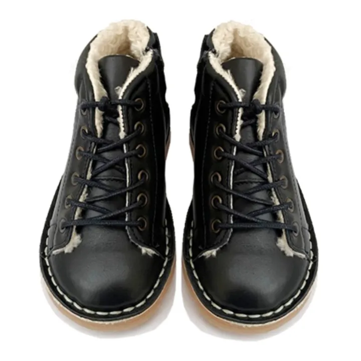 Young Soles Boots fourrées Fletcher | Bleu marine