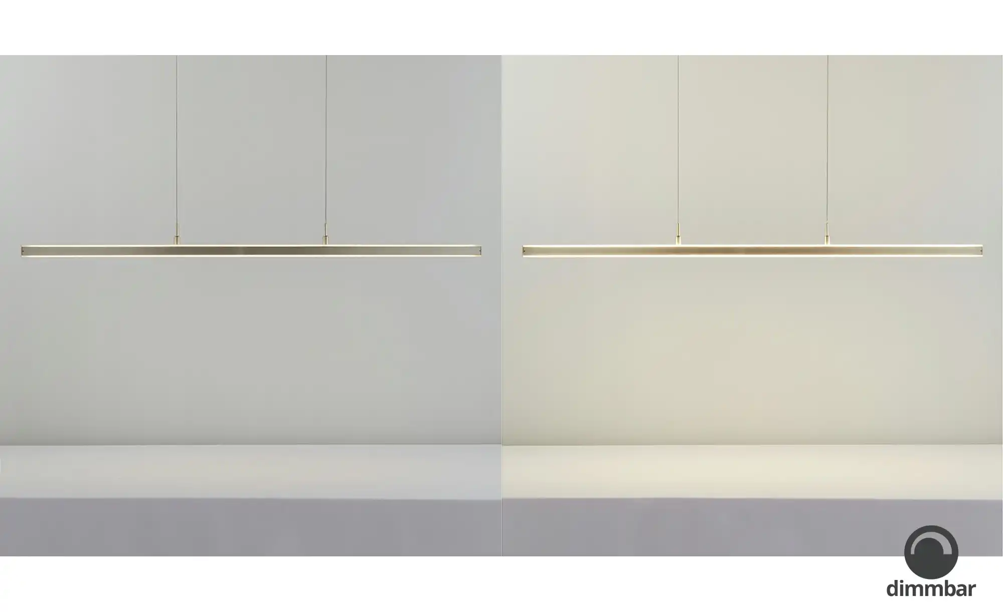 Fischer-Honsel LED-Pendelleuchte, Nickel-matt mit Dimmer