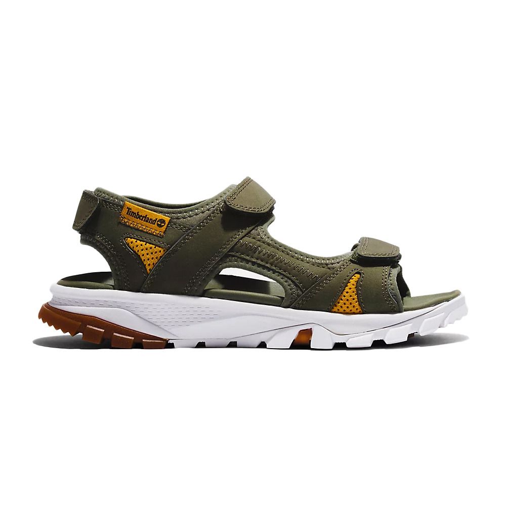 Timberland LINCOLN PEAK - Sandales Femme dark green leather