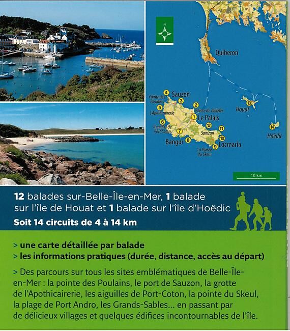 OUEST FRANCE - BELLE ILE EN MER 14 BALADES
