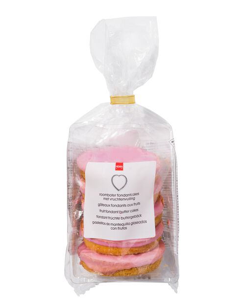 cakes au beurre avec pâte à sucre et fourrage aux fruits 300g