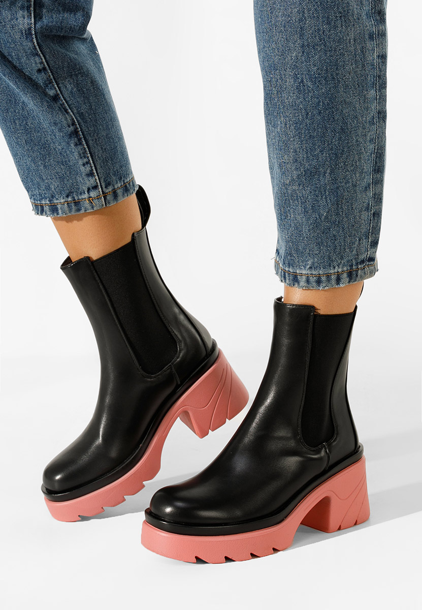 Bottines femme roses Kaylin V3