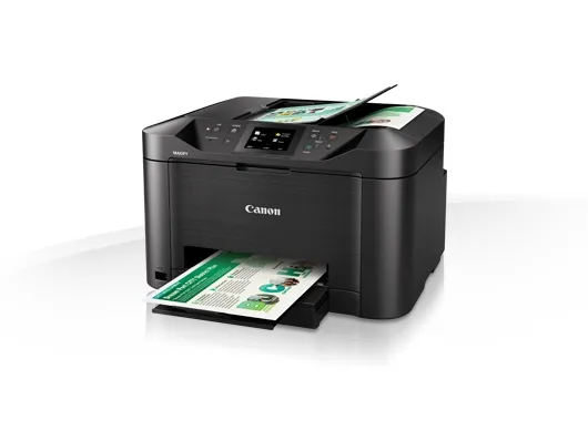 Canon MAXIFY MB5150 - Multifunktionsprinter - farve - blækprinter - A4 (210 x 297 mm), Legal (216 x 356 mm) (original) - A4/Legal (medie) - op til 22 spm (kopiering) - op til 24 ipm (udskriver) - 250 ark - 33.6 Kbps - LAN, Wi-Fi(n), USB vært, USB 2.0