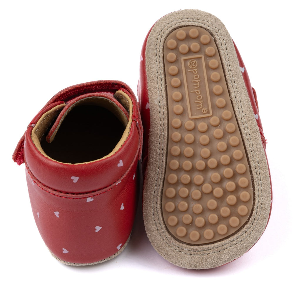 Køb Pom Pom Heart Beginners™ Sko Velcro Print
