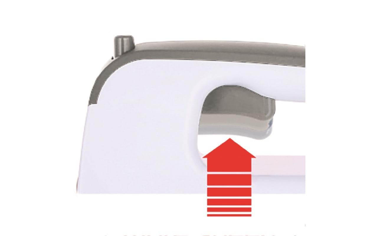 Handmixer 4-in-1 WeissHandmixer mit Knethaken, Zerkleiner und Pürierstab