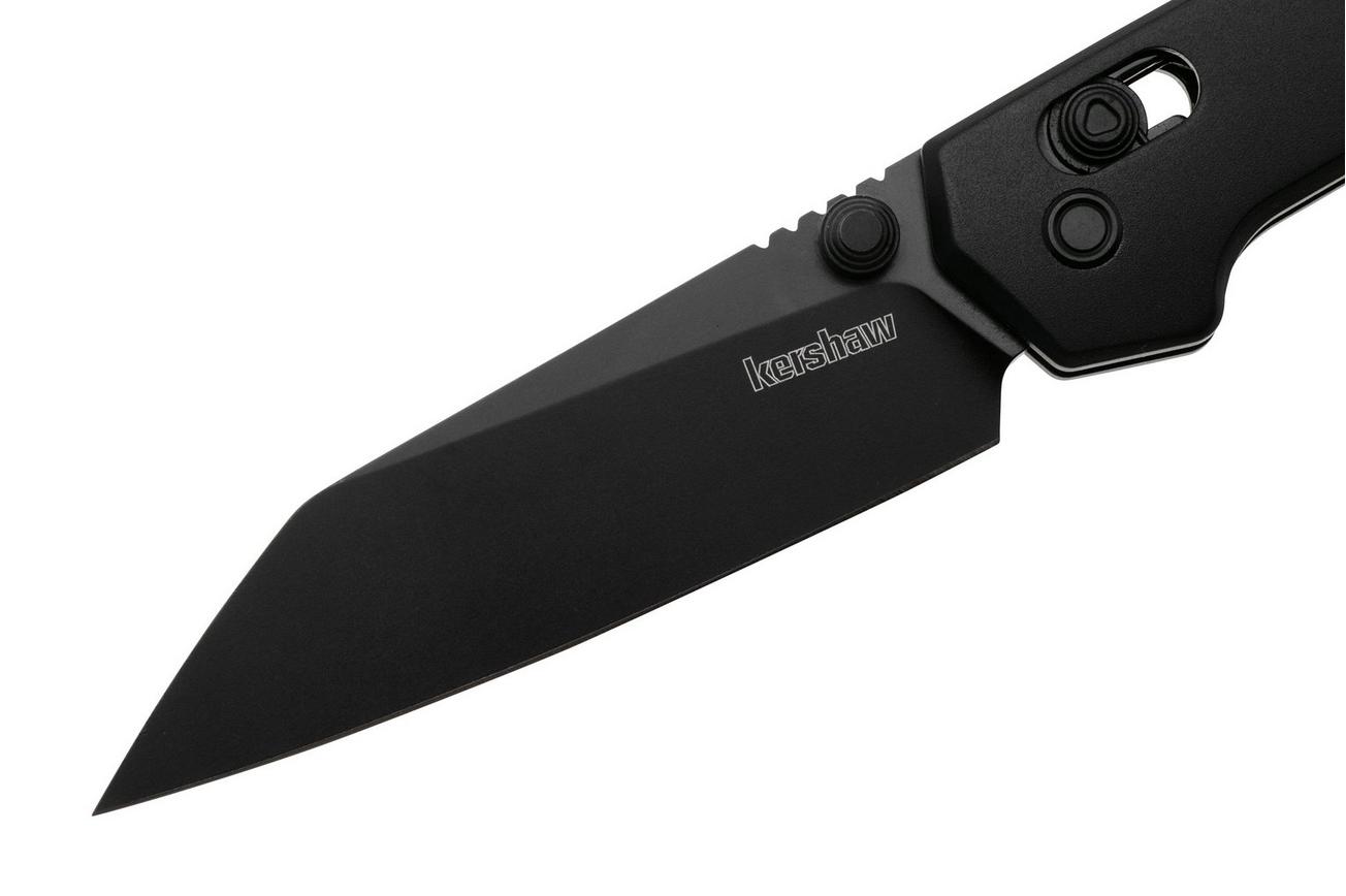 Kershaw Mini Iridium Reverse Tanto 2051RBLK Black D2, Black Aluminium, zakmes