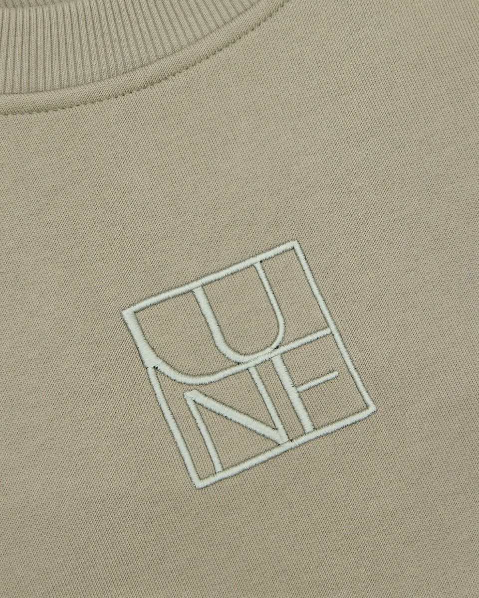 Lune Active Zany Oversized Sweatshirt Groen Damessweater